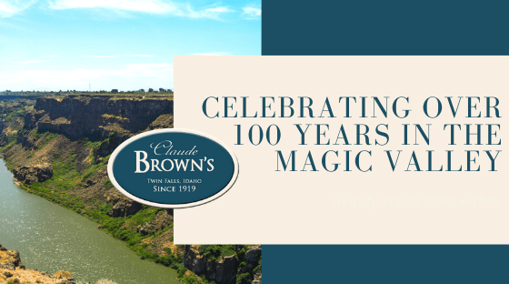 Claude Brown's celebrating over 100 years in the Magic Valley